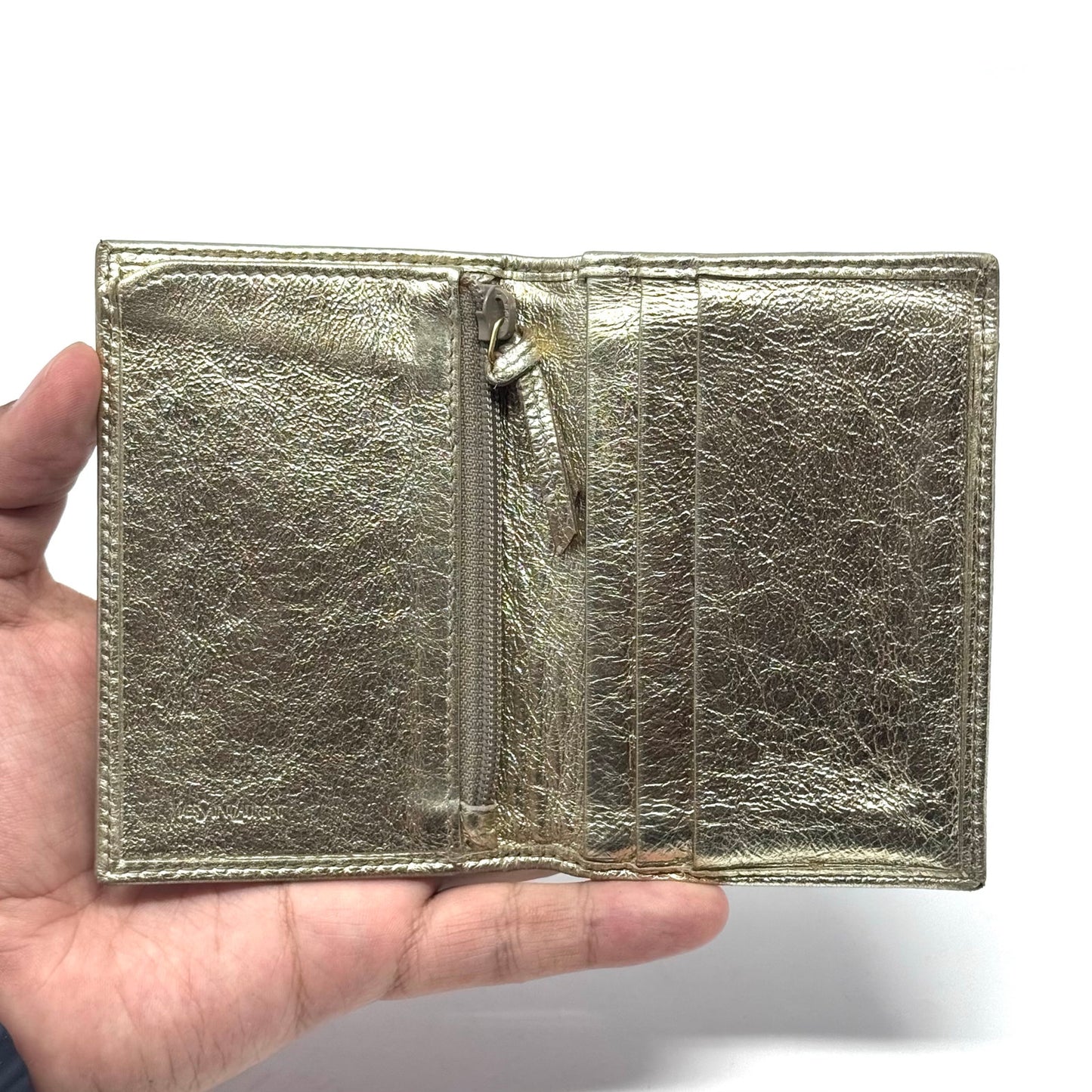 YSL All Black Cardholder Wallet