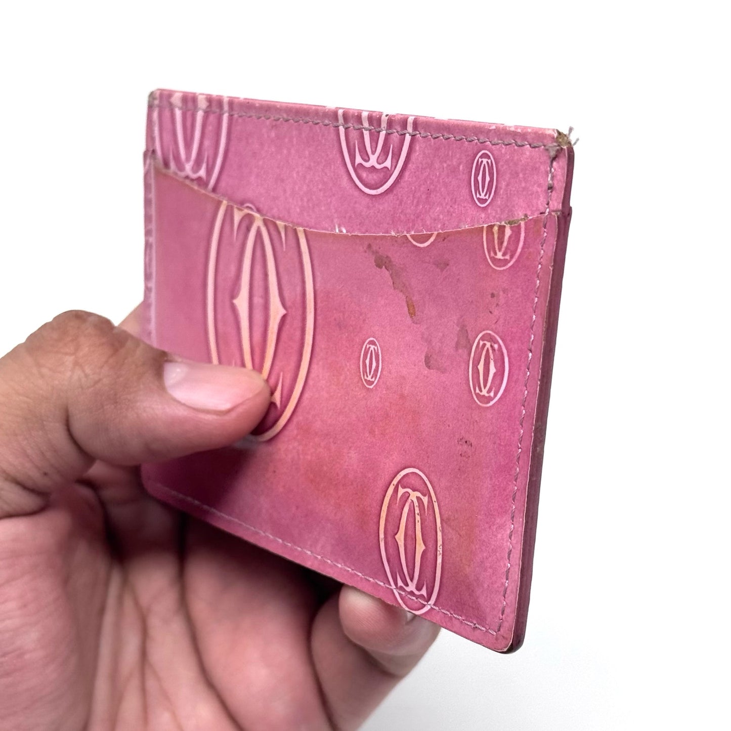 Cartier Pink Cardholder Wallet
