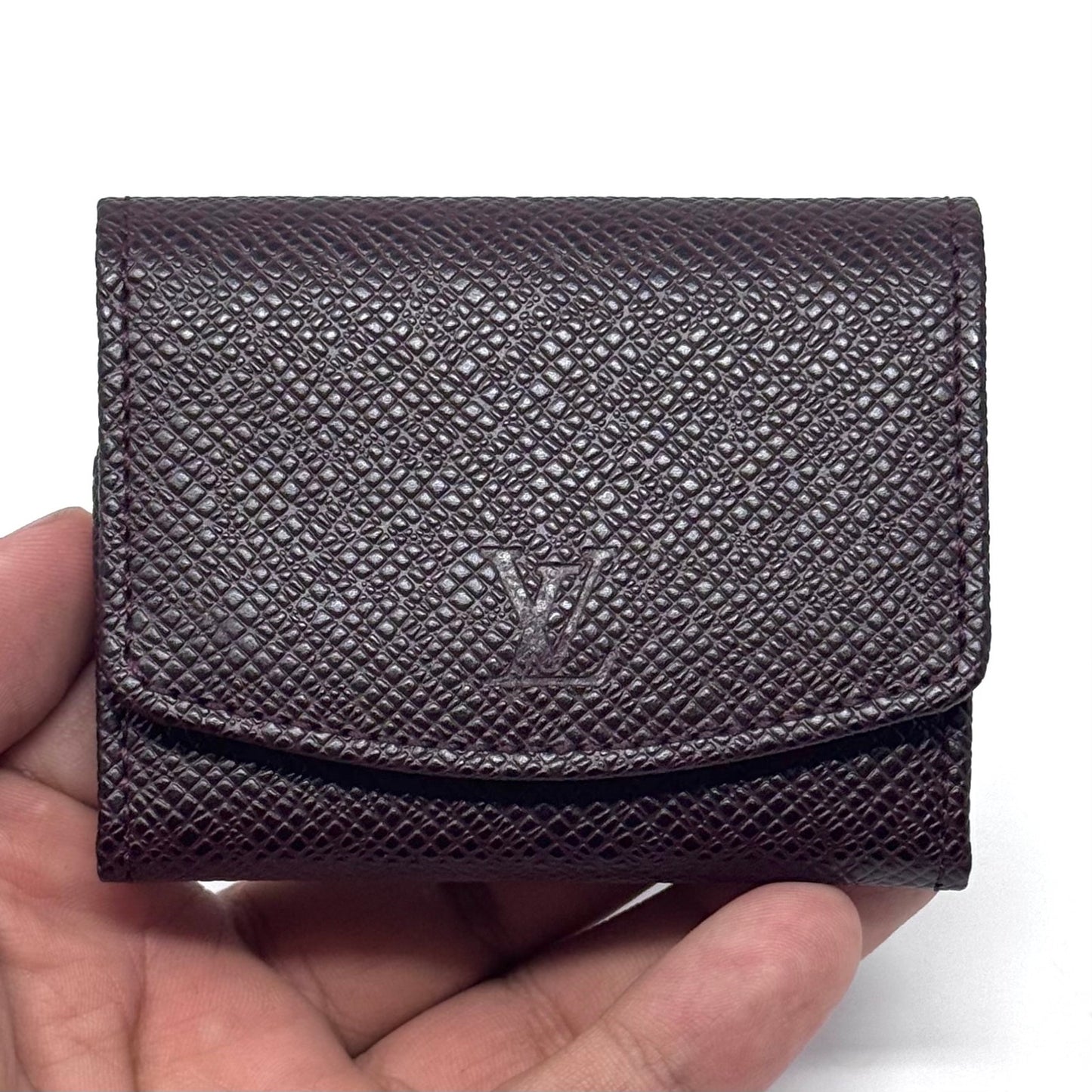 Louis Vuitton Dark Red Cufflink Case