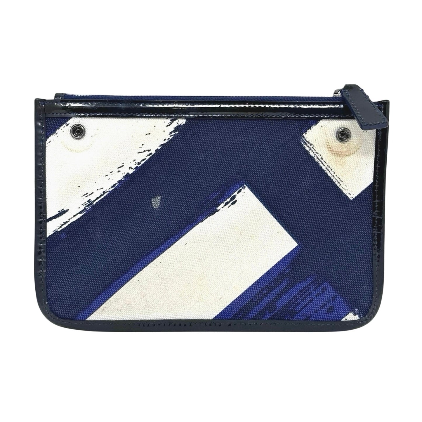 Burberry Striped Canvas Pouch