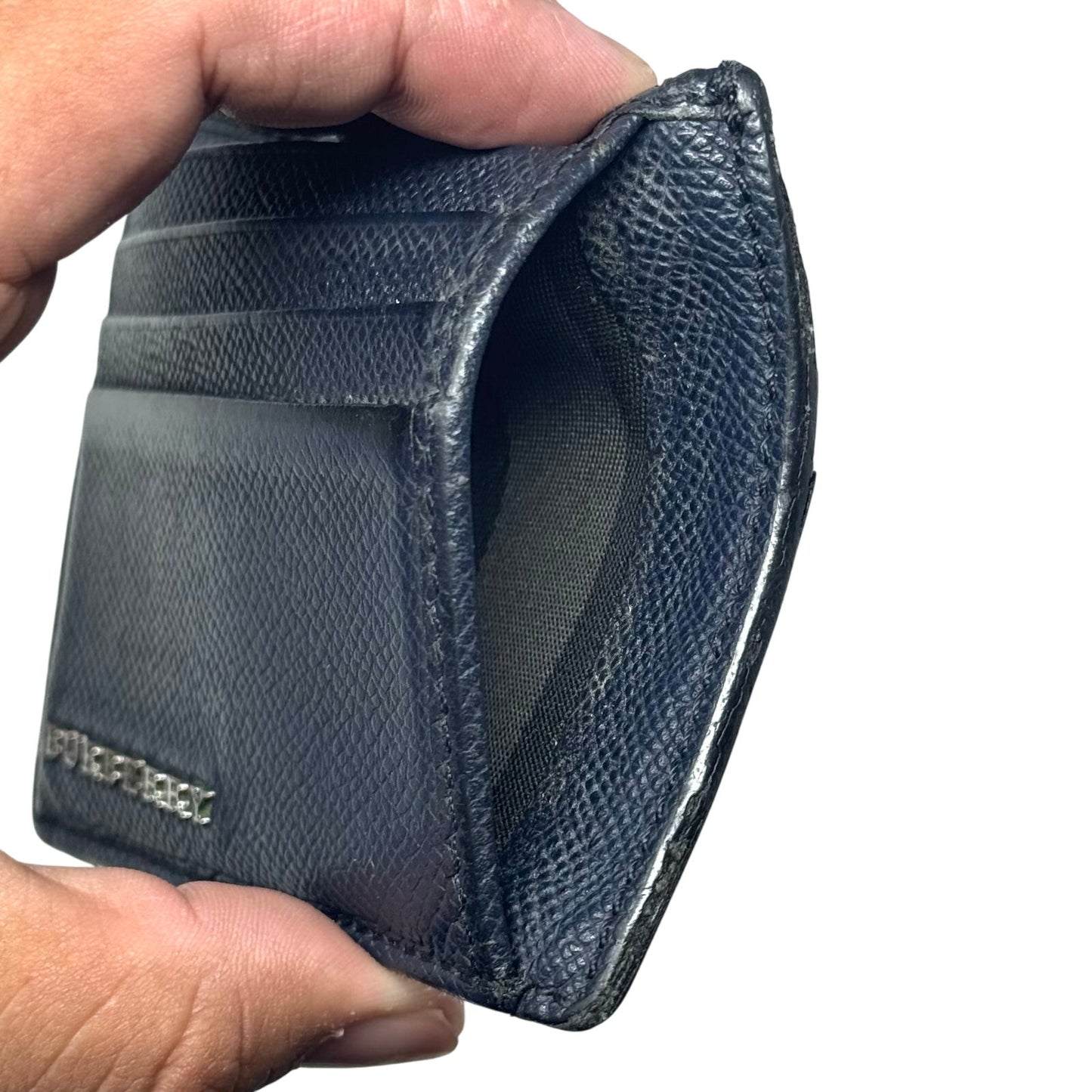 Burberry Navy Cardholder Wallet