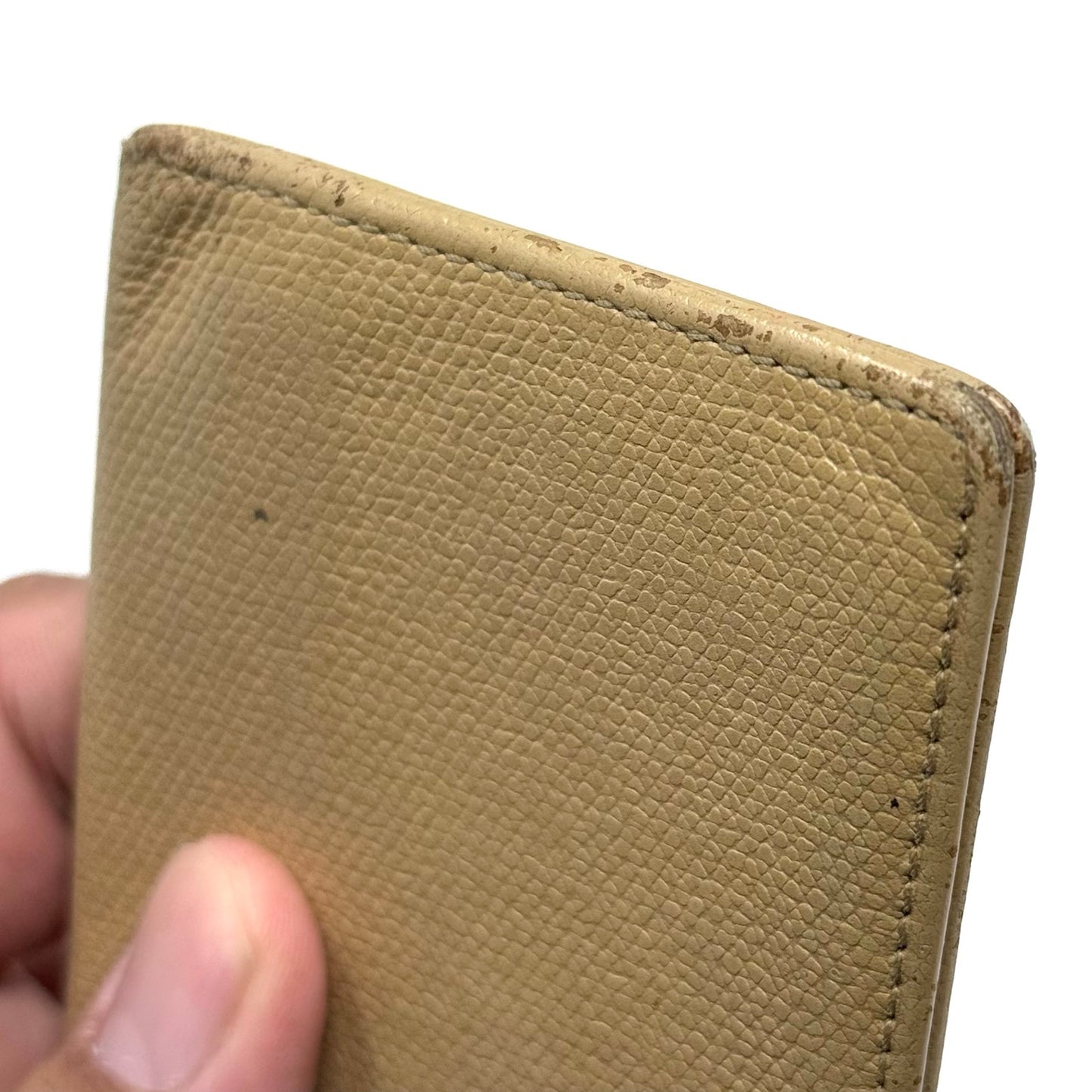 Chanel Beige Bifold Wallet