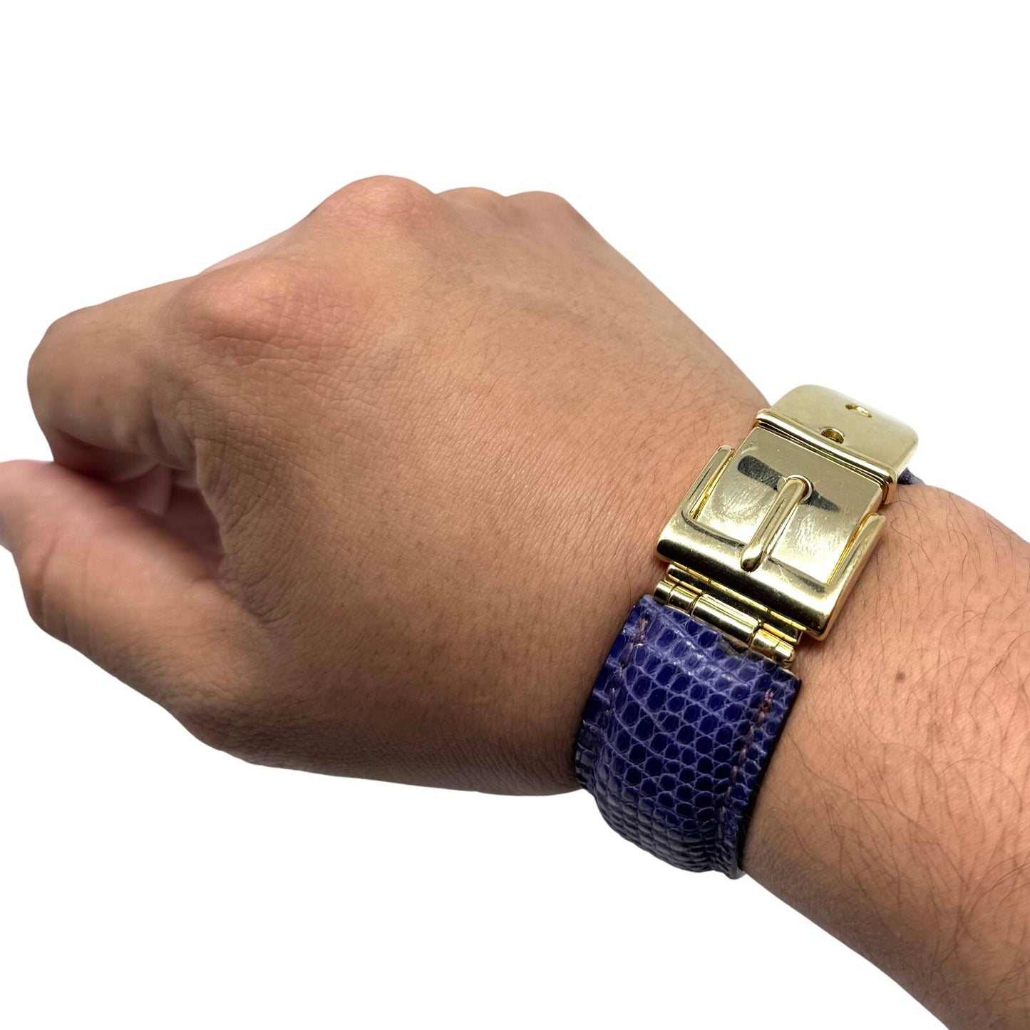Gucci Purple Lizard Bracelet