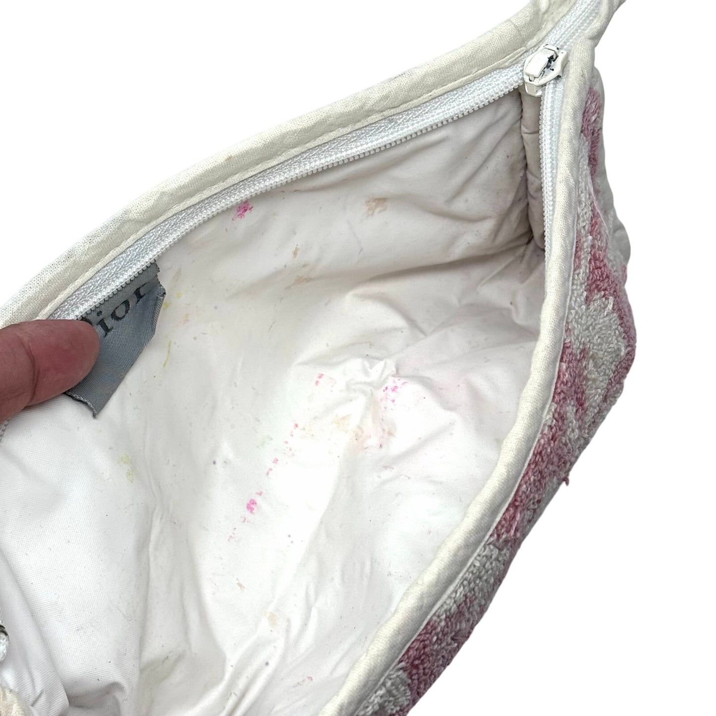 Dior Oblique Terry Cloth Pouch