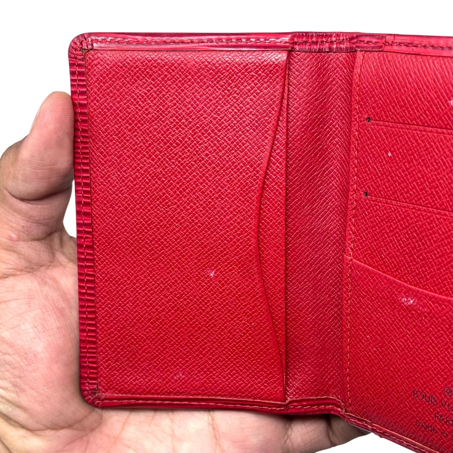 Louis Vuitton Red Pocket Organizer