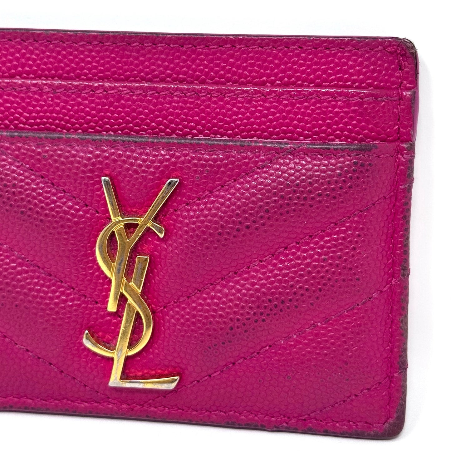 YSL All Black Cardholder Wallet