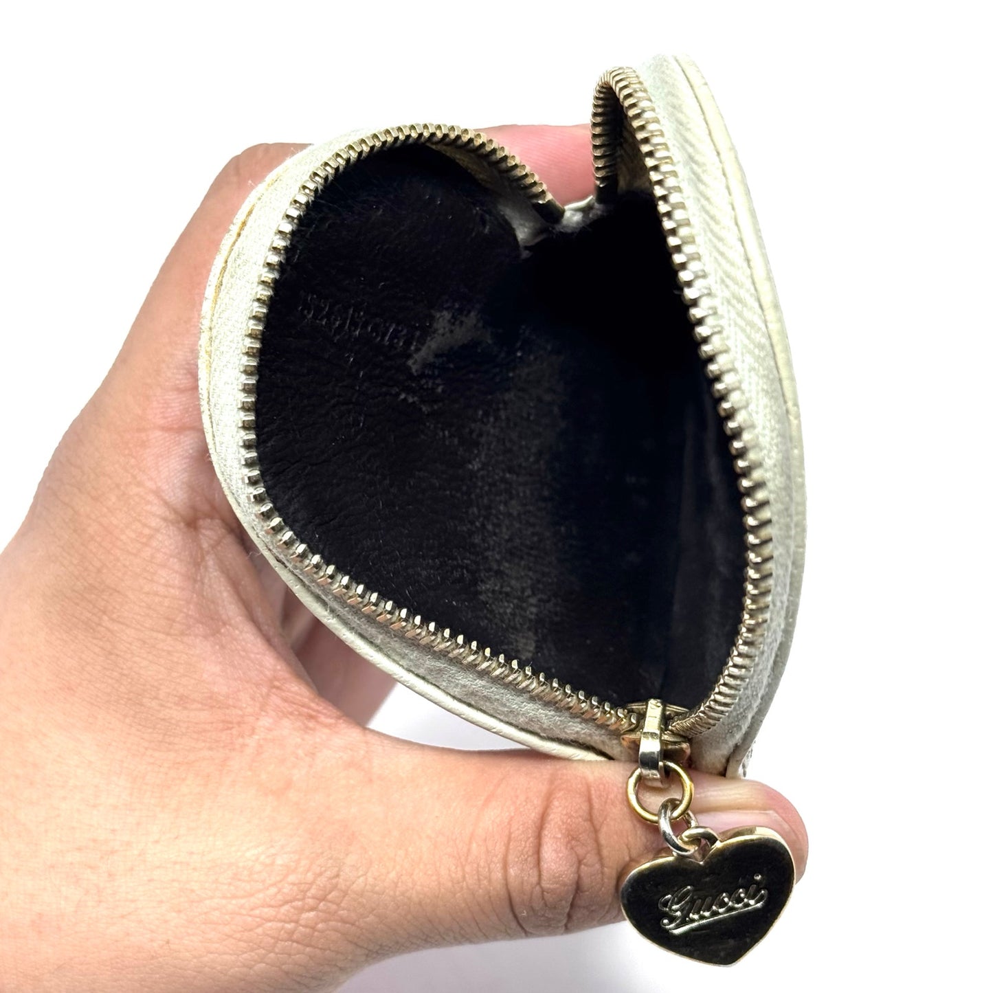 Gucci Heart Zipper Wallet