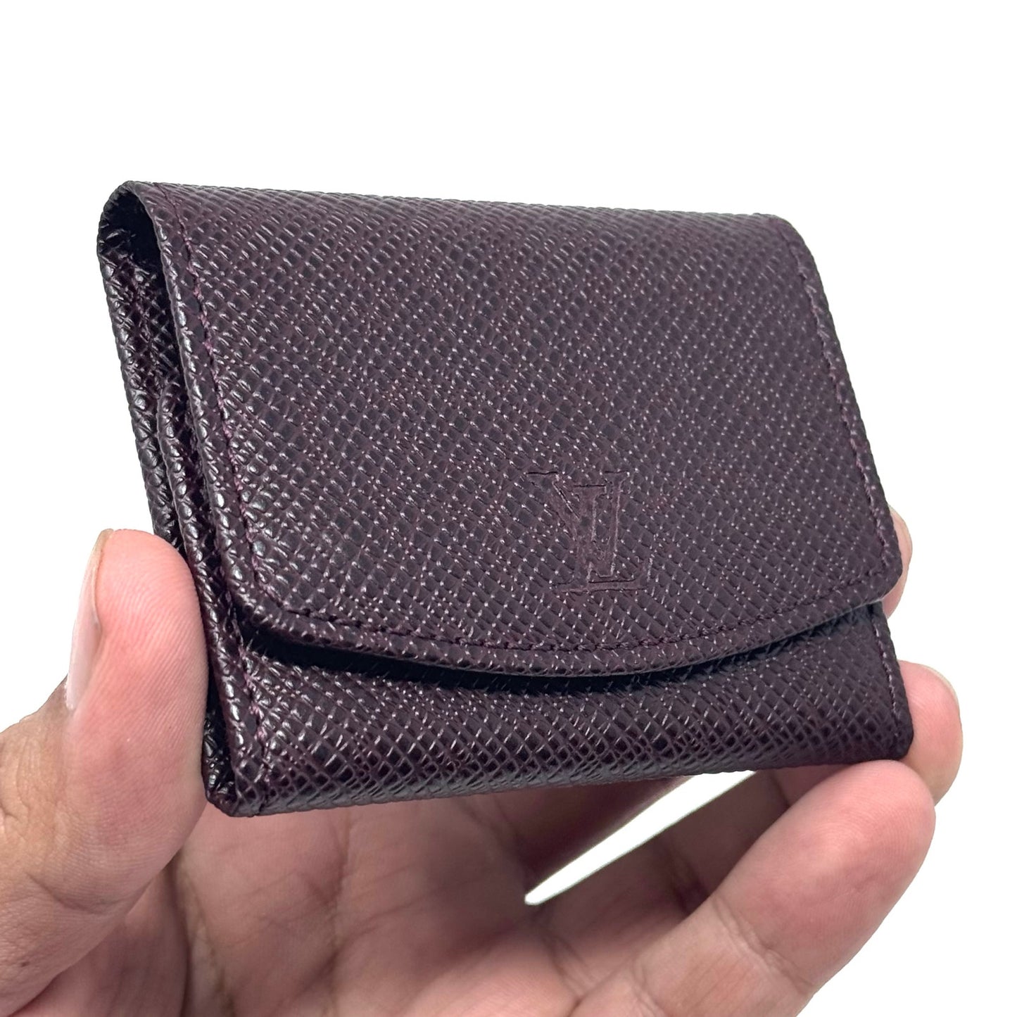 Louis Vuitton Dark Red Cufflink Case