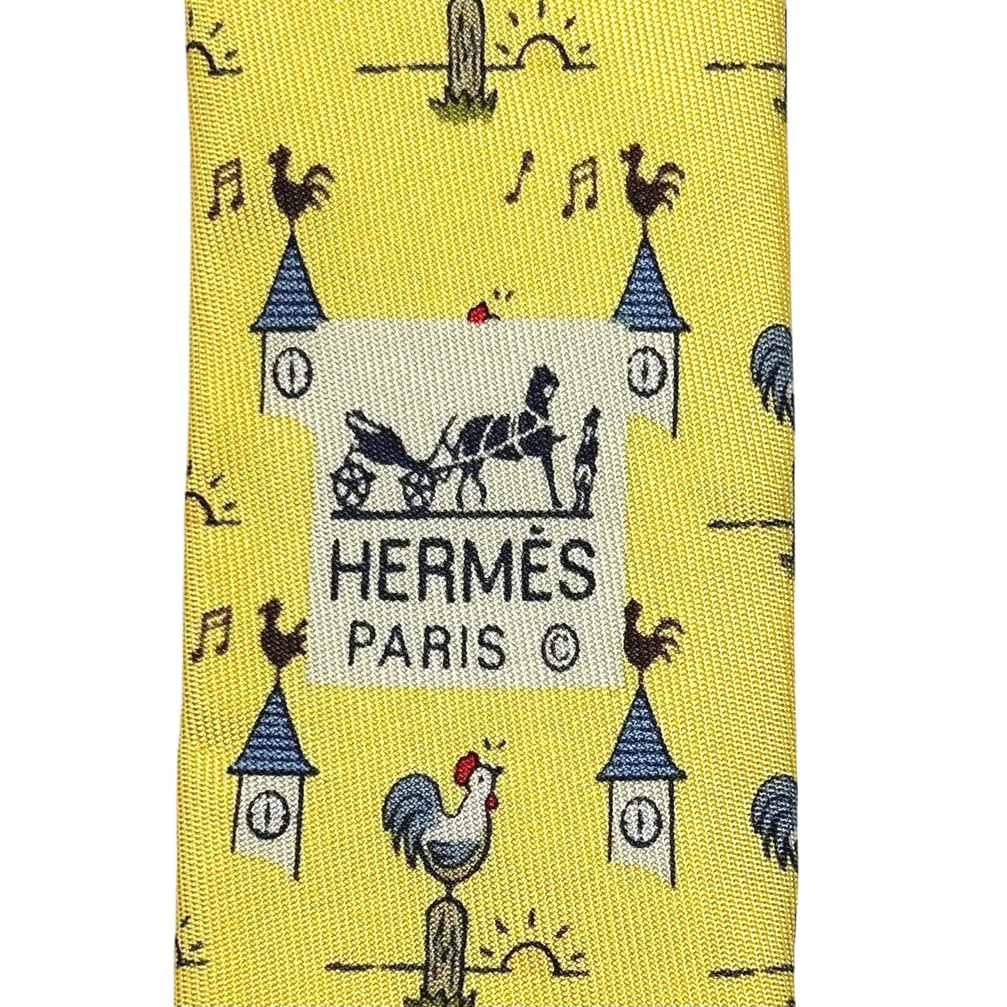 Hermes ‘Rooster’ Tie