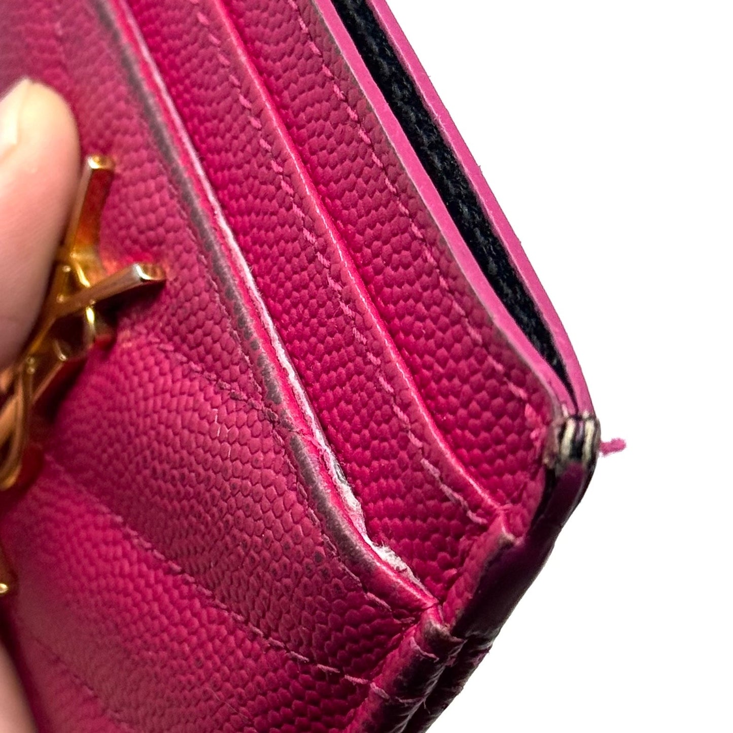 YSL All Black Cardholder Wallet