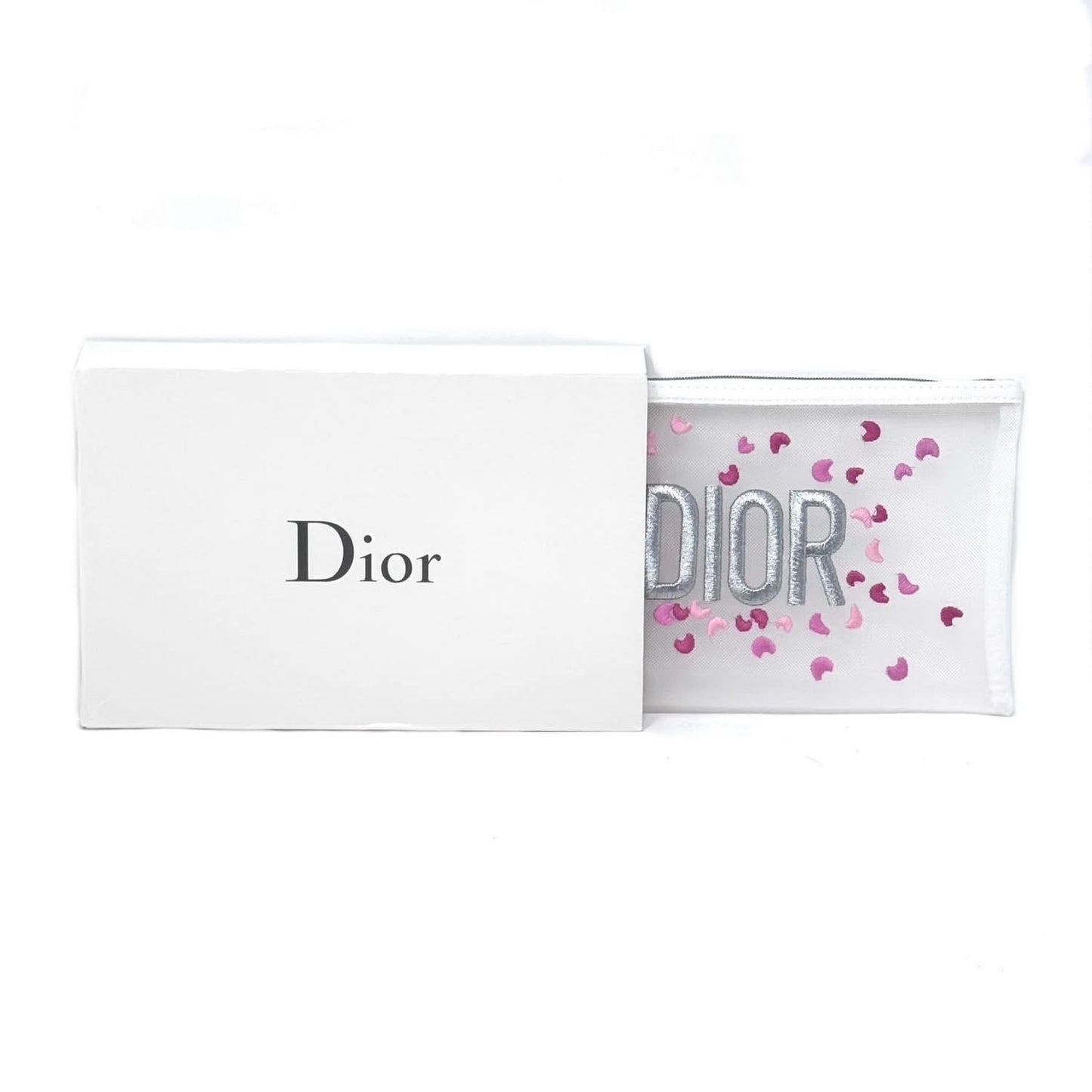 Dior Mesh Zipper Pouch