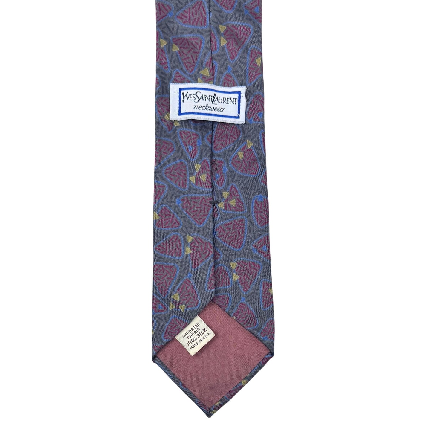 YSL Abstract Pattern Tie