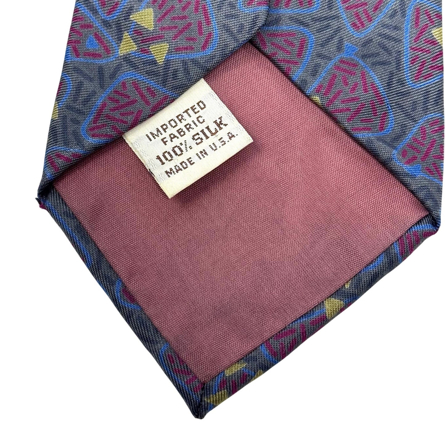 YSL Abstract Pattern Tie