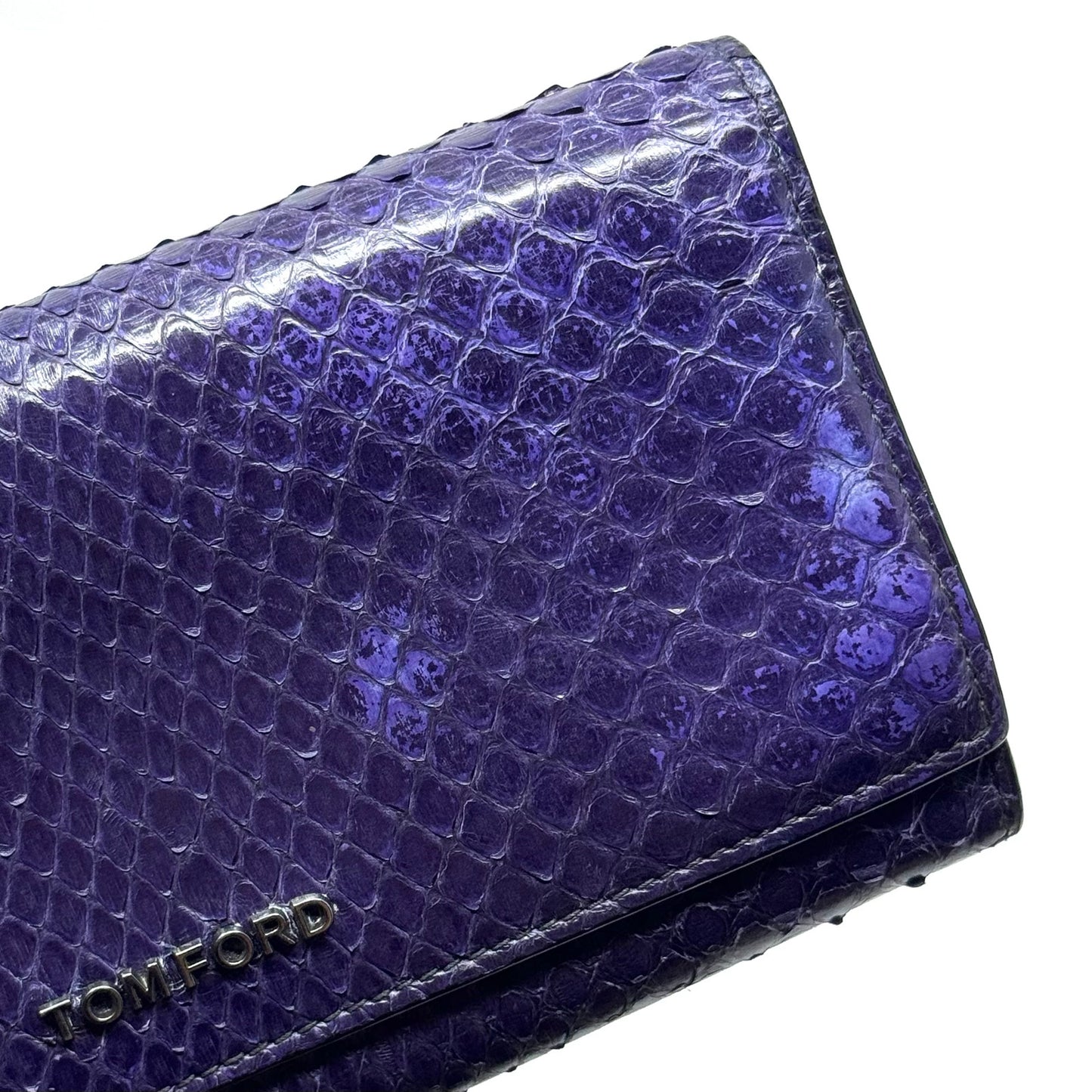 Tom Ford Purple Python Wallet