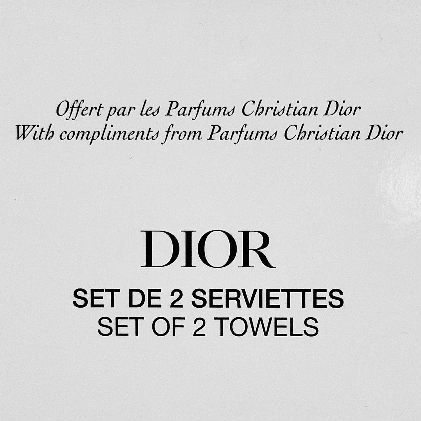 Dior VIP Towel Set