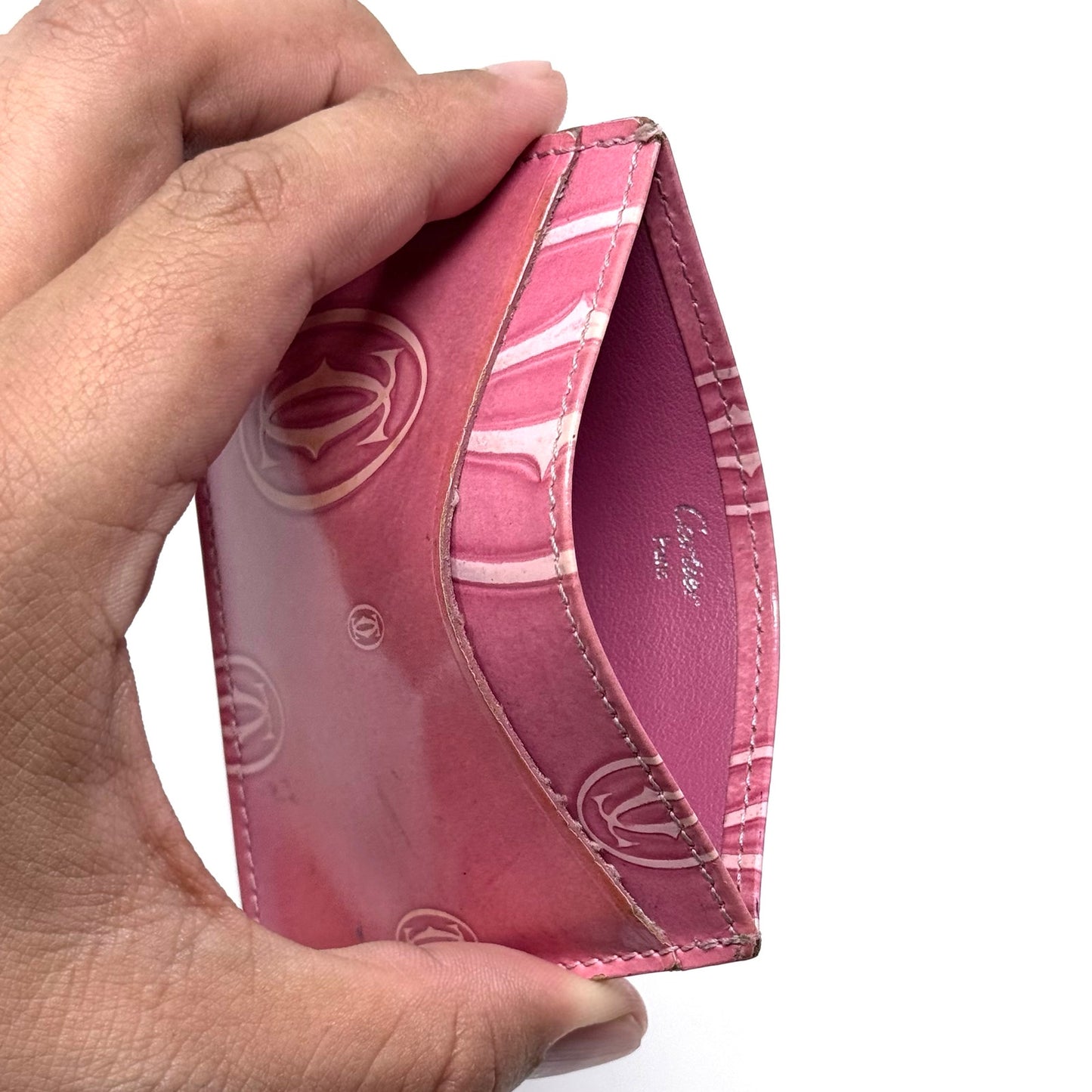 Cartier Pink Cardholder Wallet