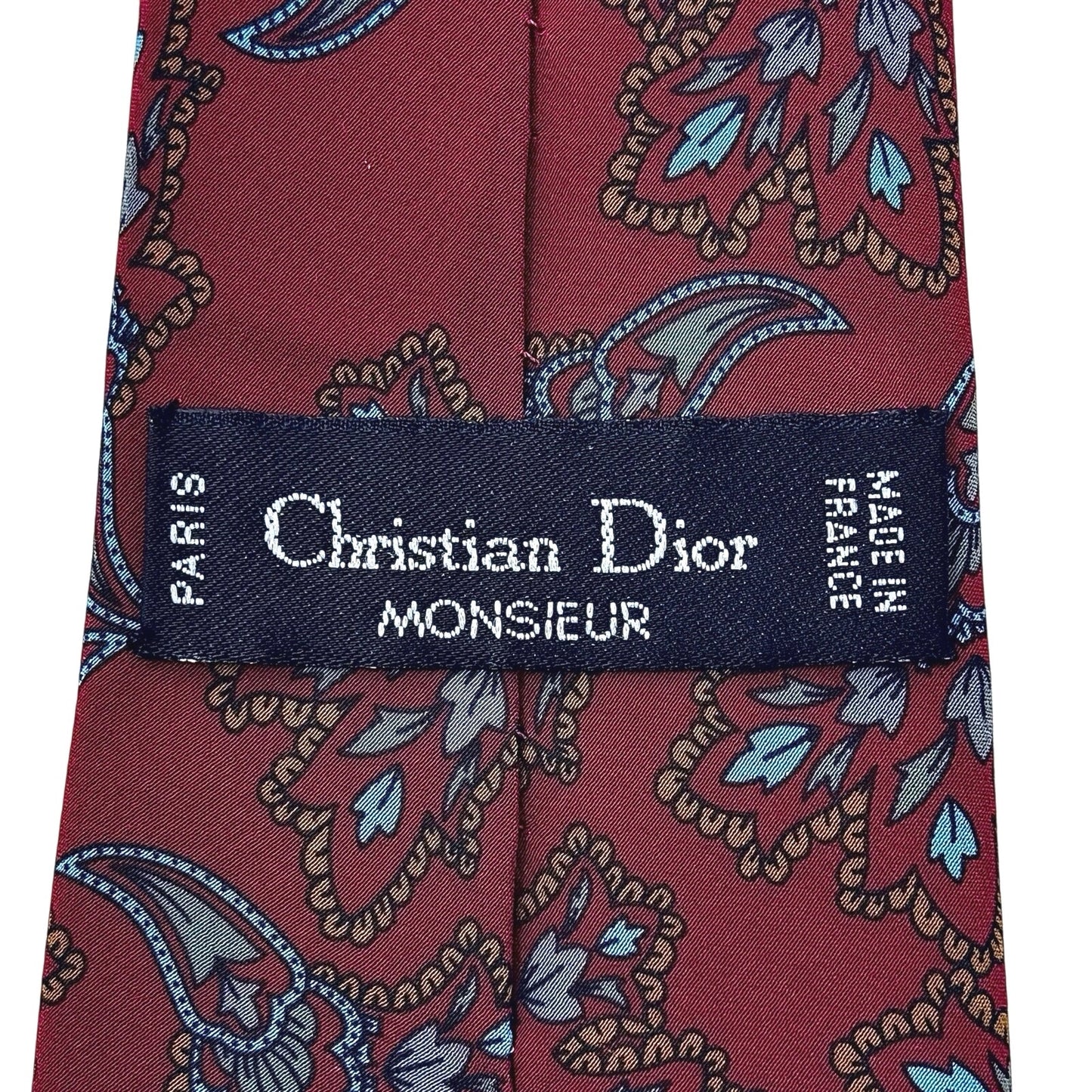 Christian Dior Abstract Pattern Tie