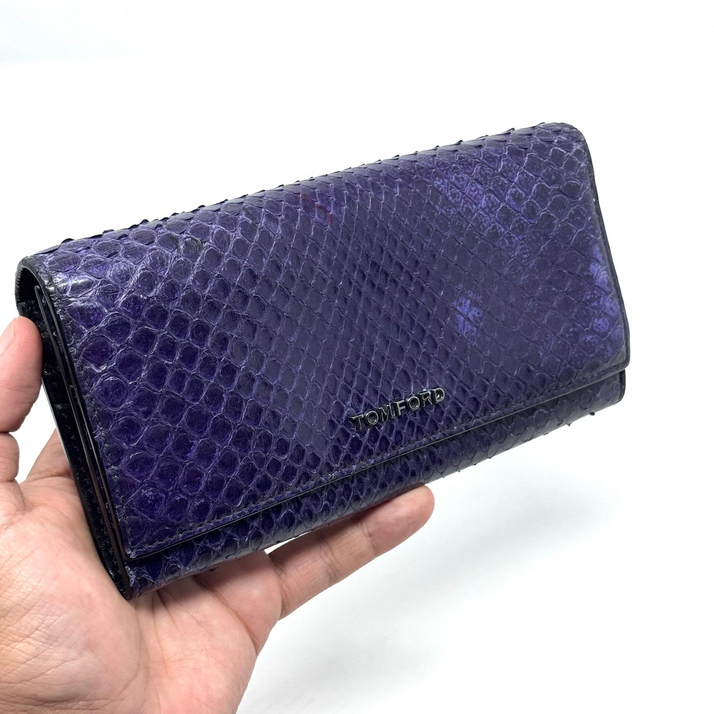 Tom Ford Purple Python Wallet