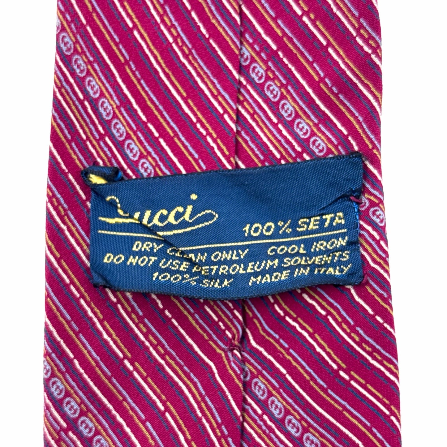 Gucci Vintage ‘GG’ Pattern Tie