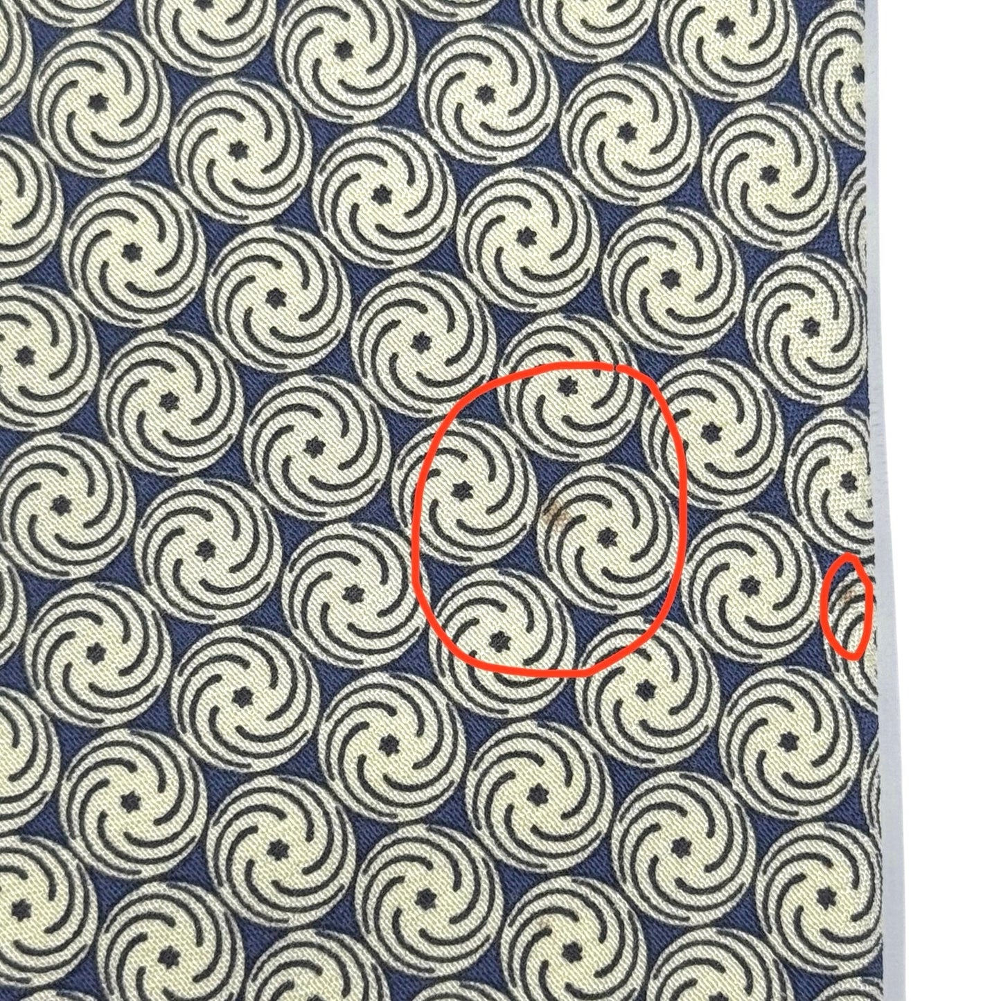 Christian Dior Whirlpool Pattern Tie