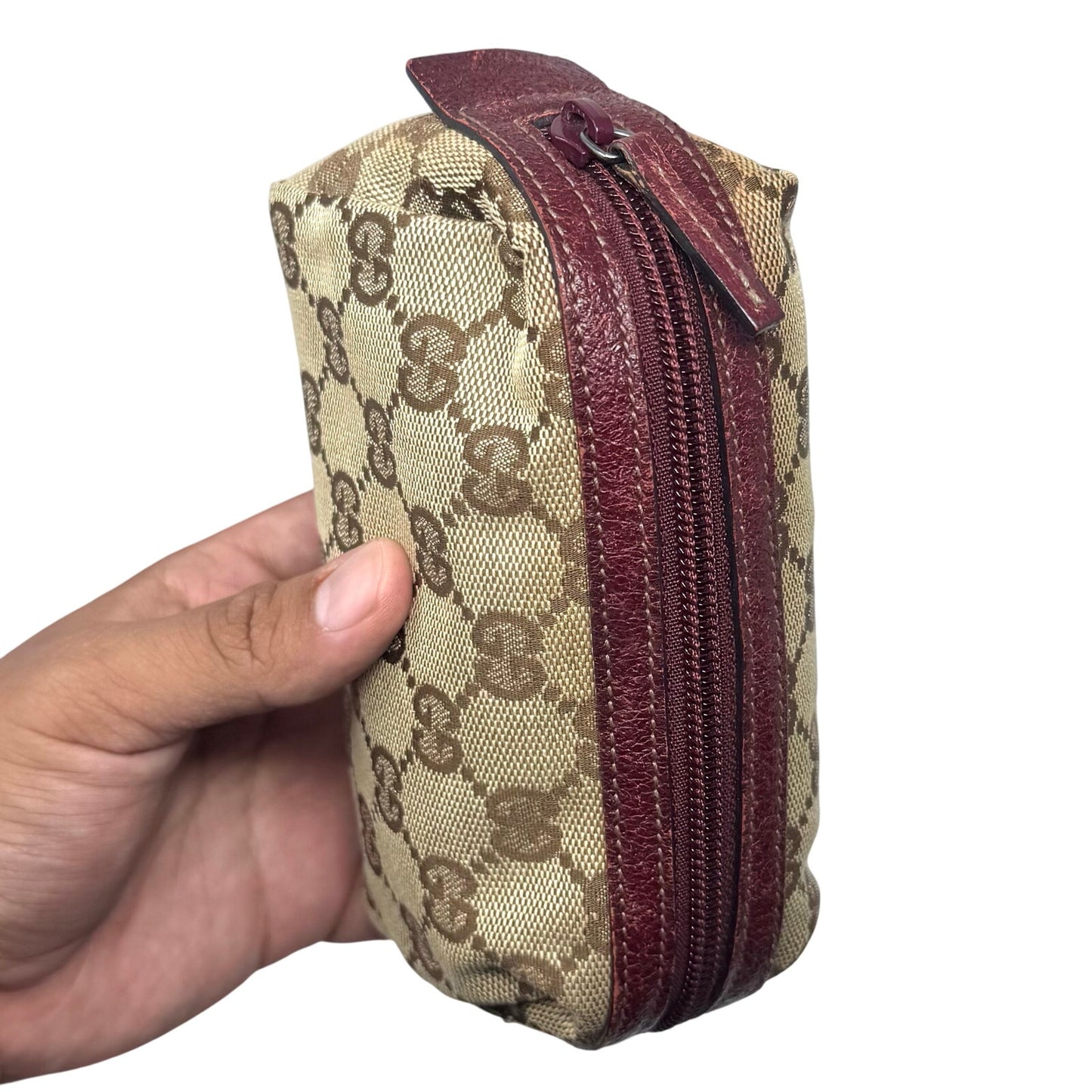 Gucci Canvas Zipper Pouch