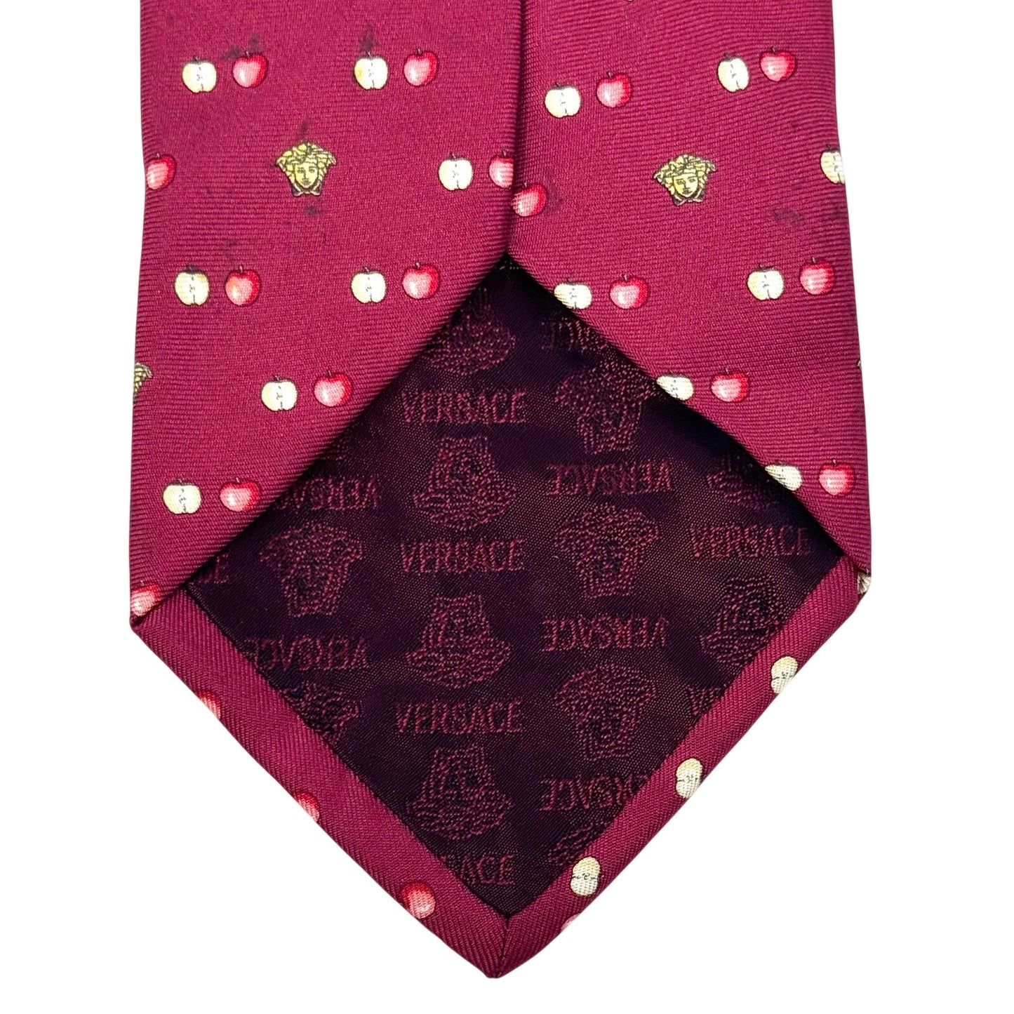 Versace Apple Pattern Tie