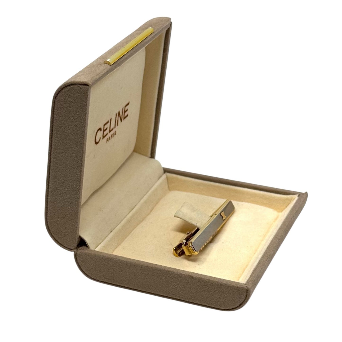 Celine Two-Tone Tie Clip