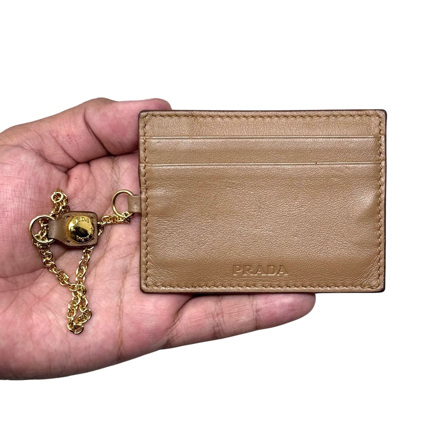 Prada Chain Cardholder Wallet