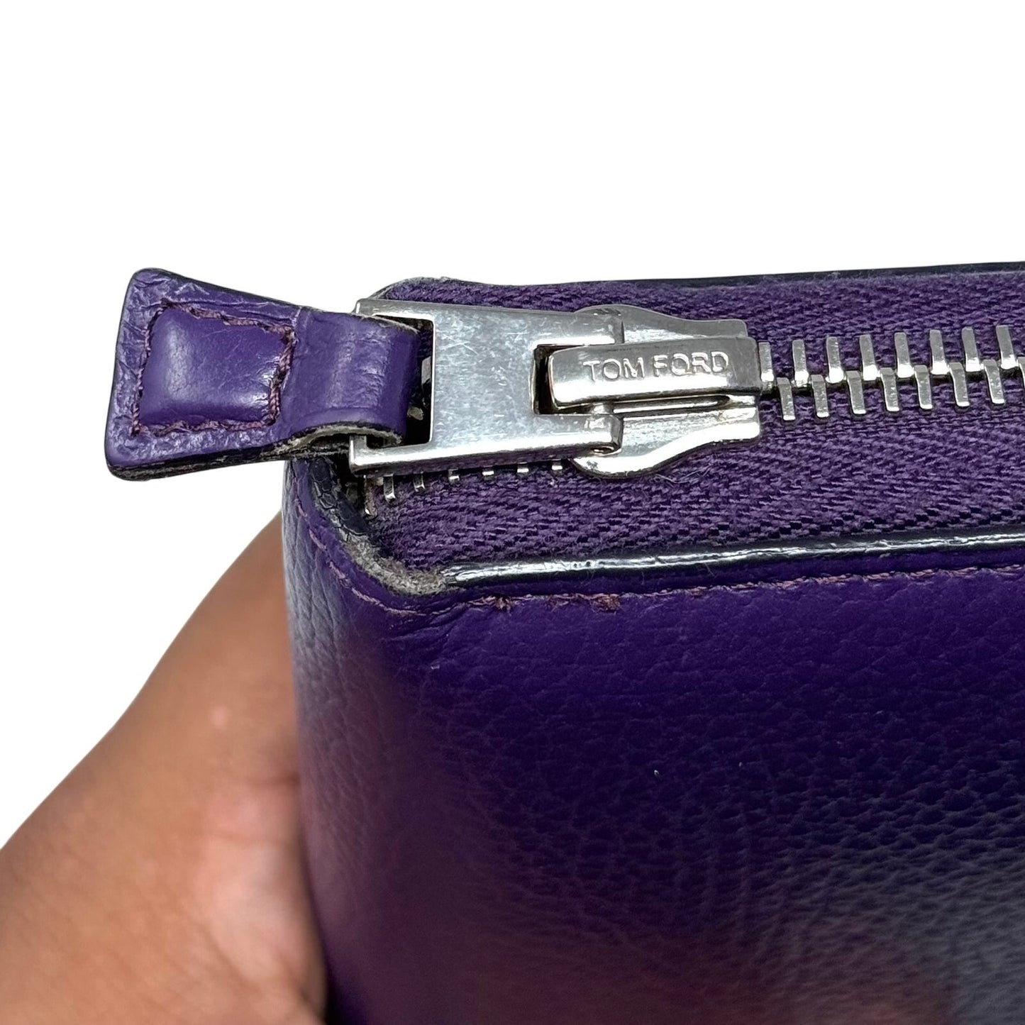 Tom Ford Purple Long Wallet