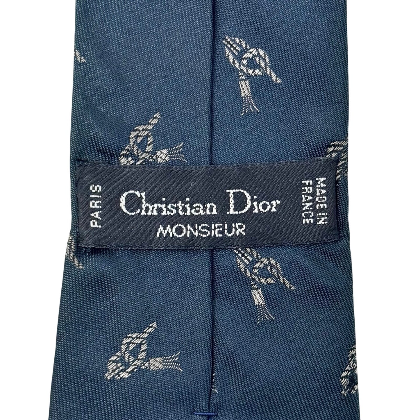 Christian Dior Knot Pattern Tie