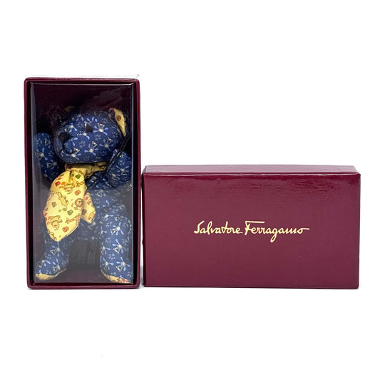 Salvatore Ferragamo Mini Bear Keychain
