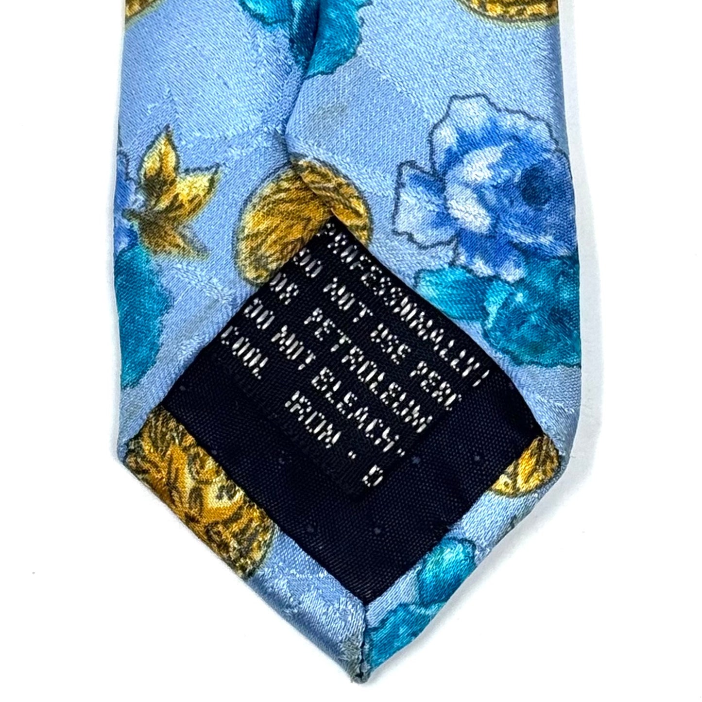 Versace Sky Blue Medusa Tie