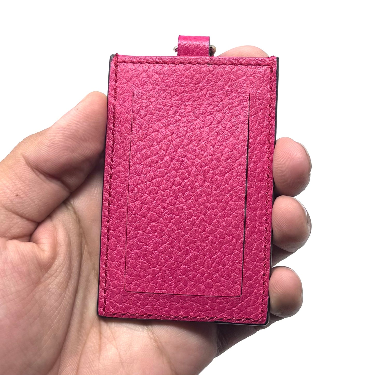 Gucci Pink Luggage Tag