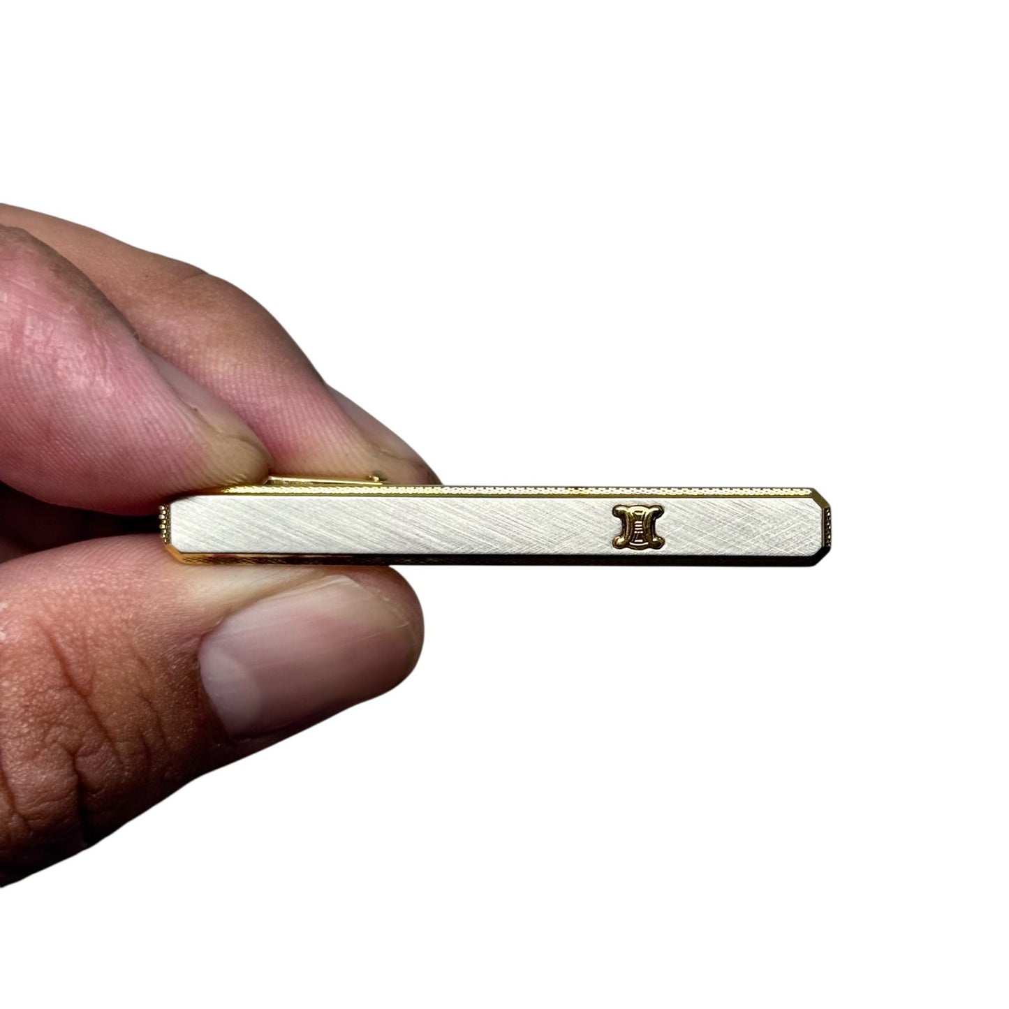 Celine Two-Tone Tie Clip