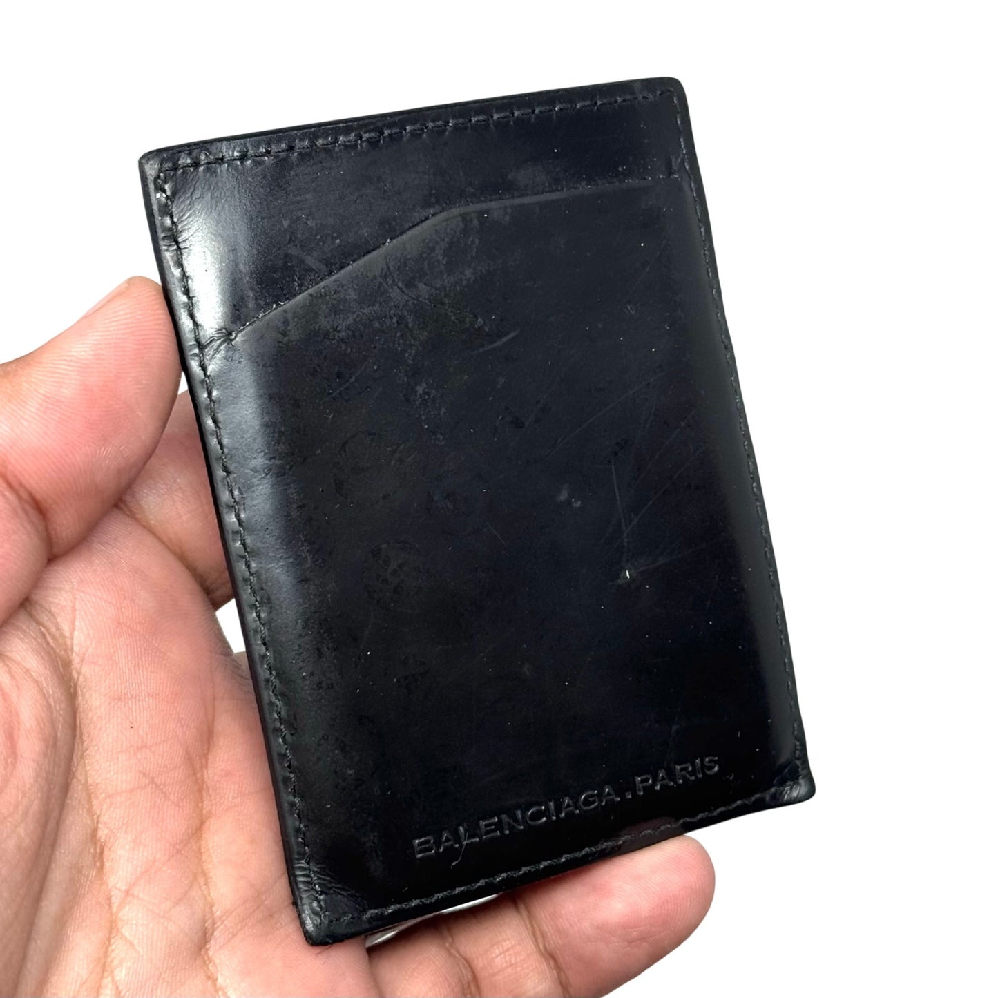 Balenciaga Studded Cardholder Wallet