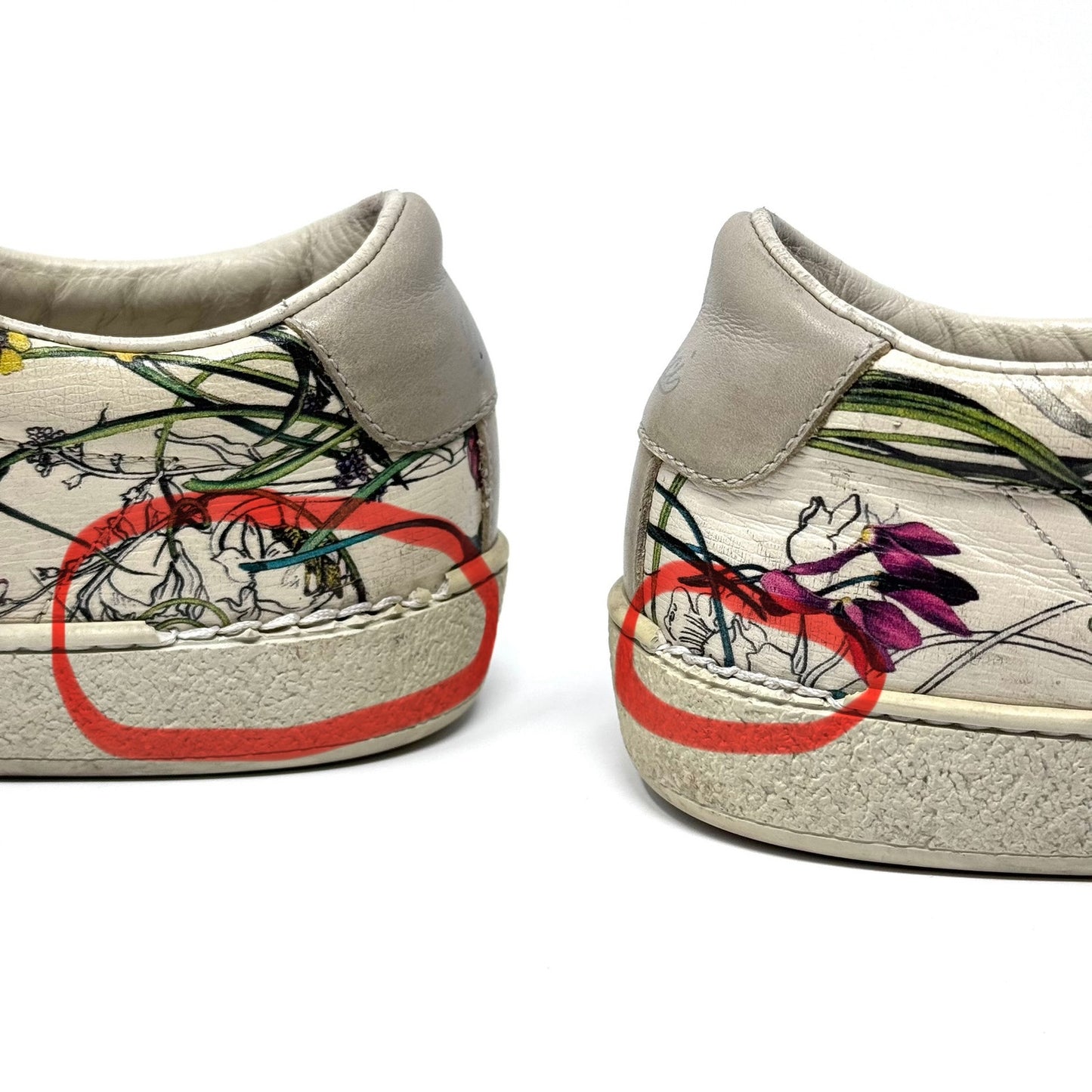 Gucci Flora Print Sneakers