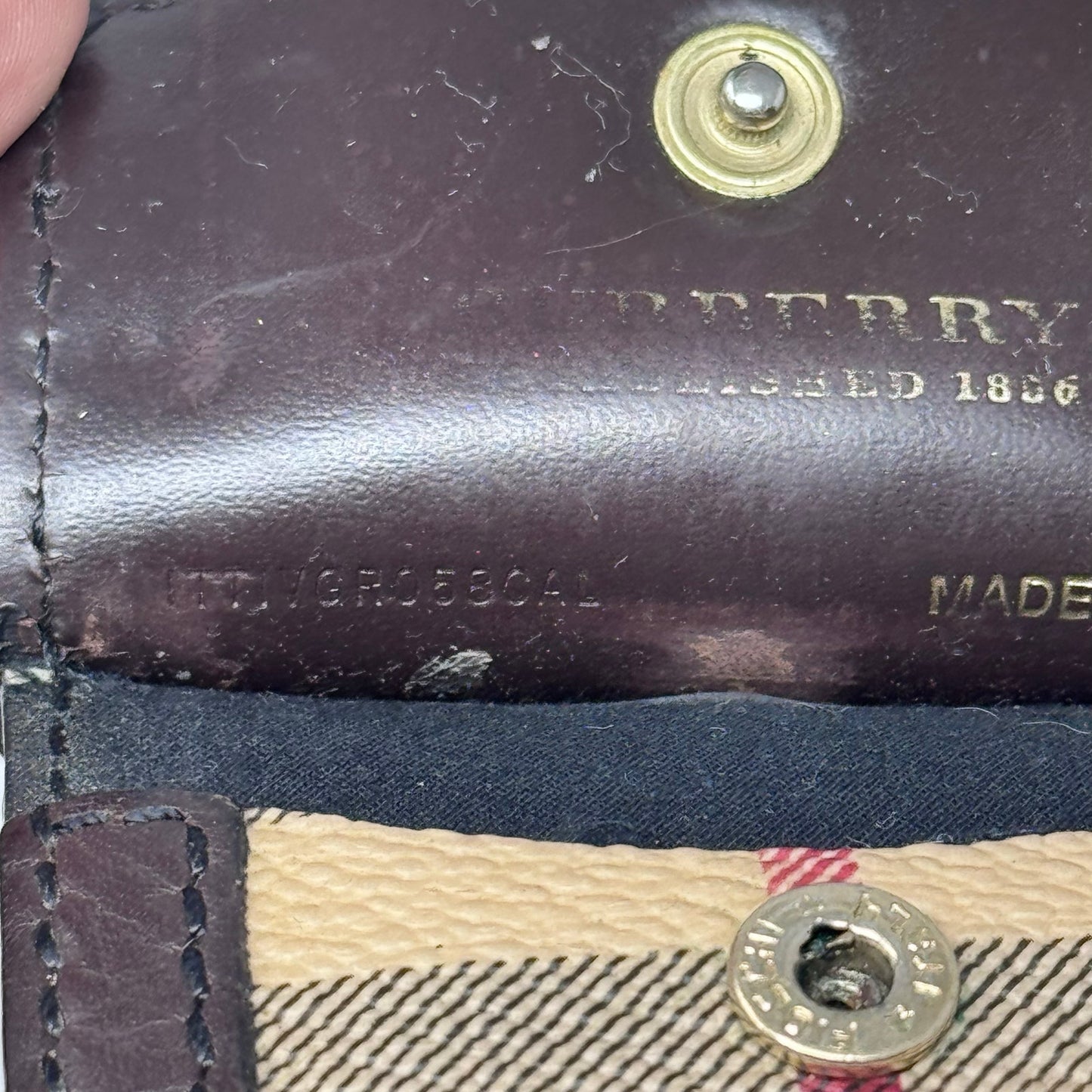 Burberry Vintage Cardholder Wallet