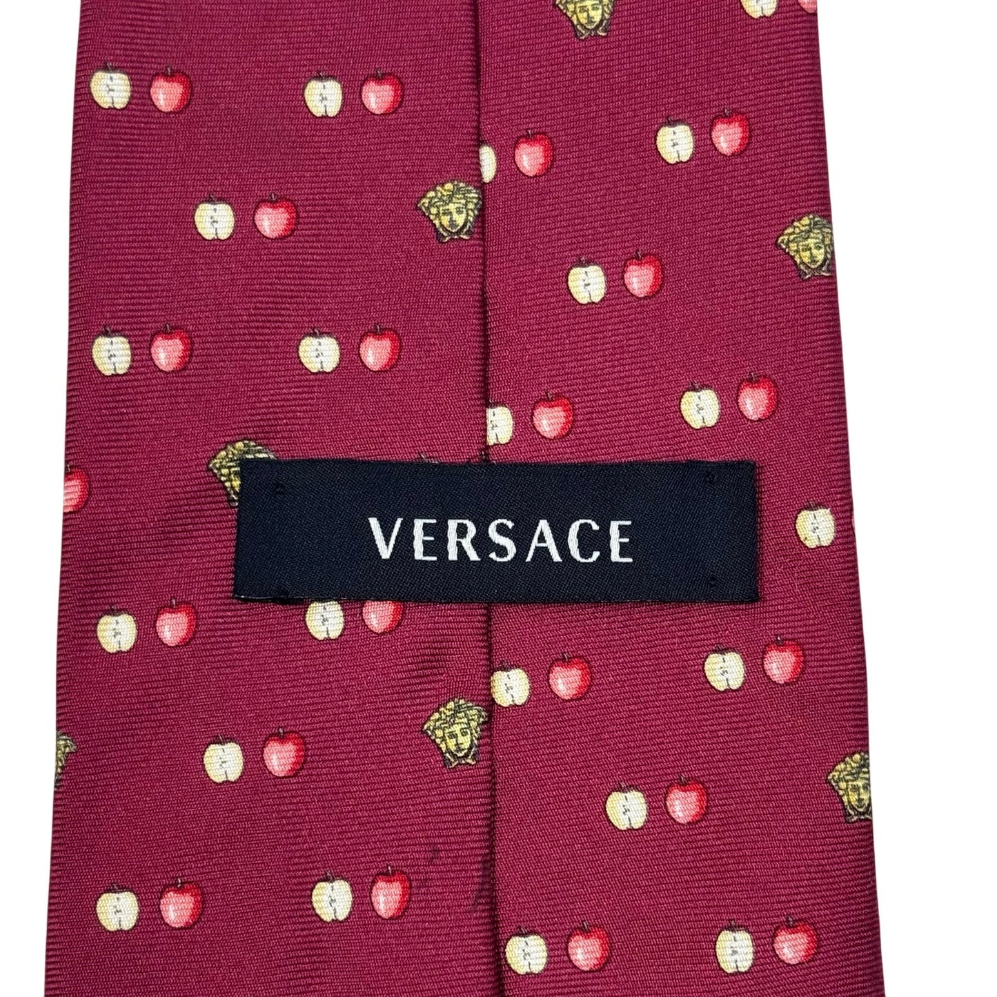 Versace Apple Pattern Tie