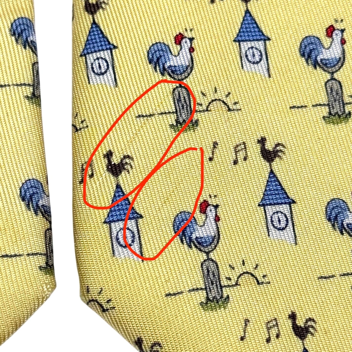 Hermes ‘Rooster’ Tie