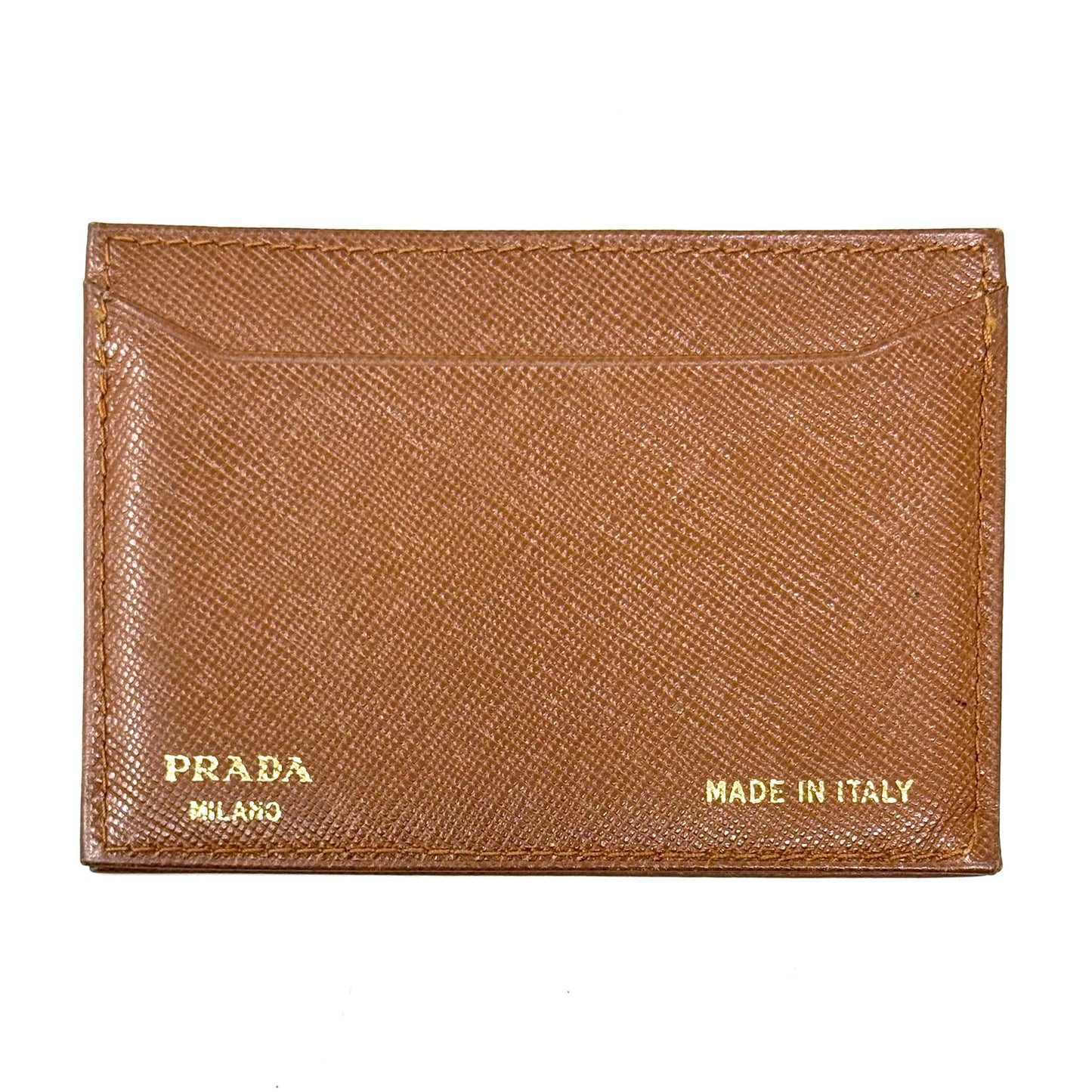 Prada Brown Cardholder Wallet