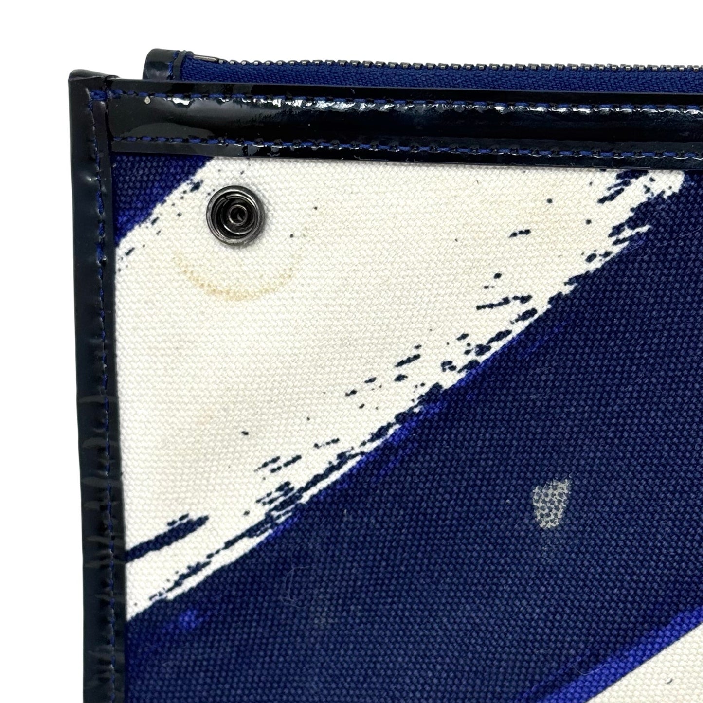 Burberry Striped Canvas Pouch