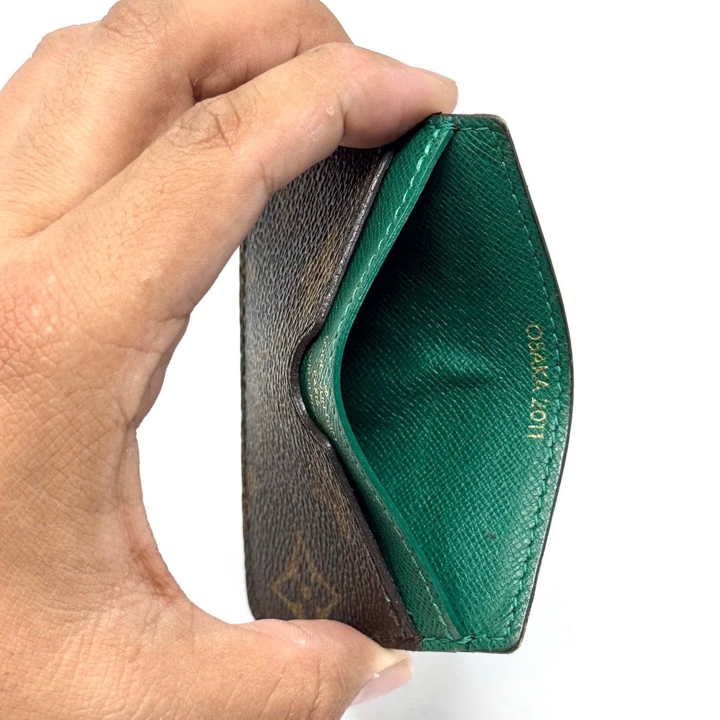 Louis Vuitton Orange Cardholder Wallet