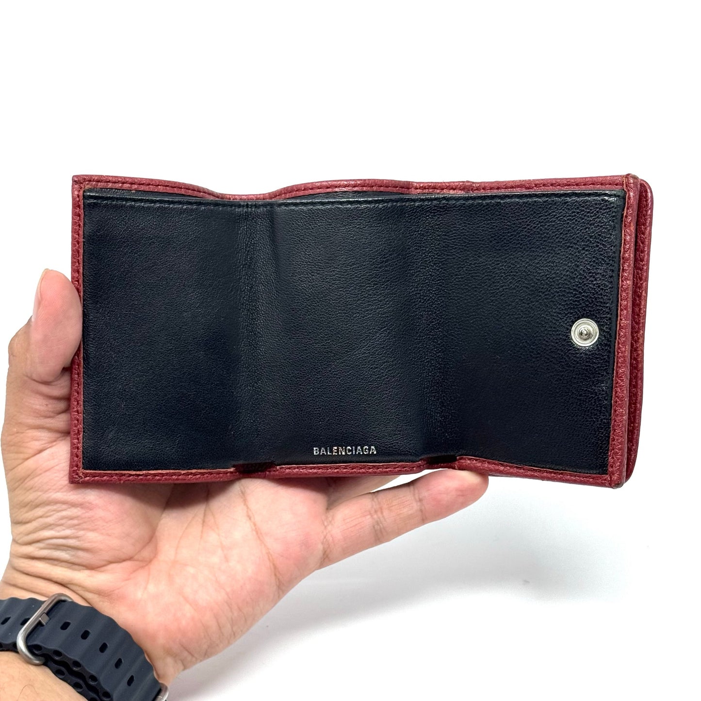 Balenciaga Logo Bifold Wallet