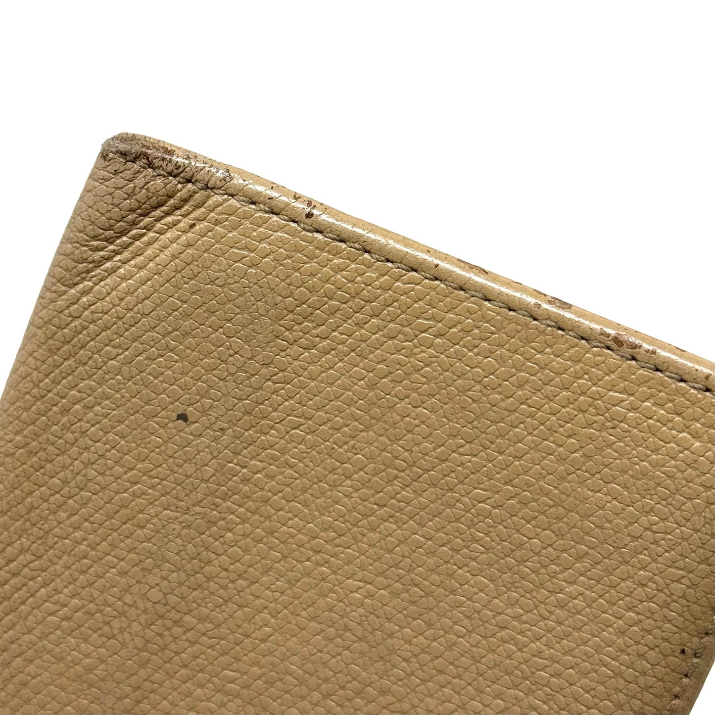 Chanel Beige Bifold Wallet