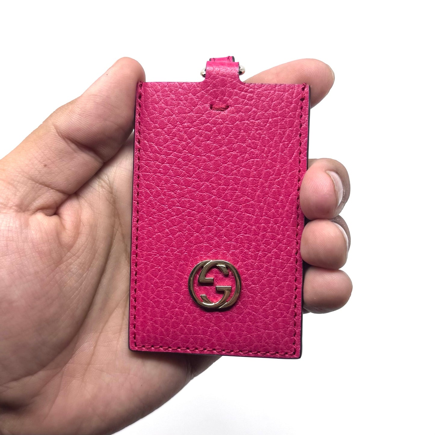 Gucci Pink Luggage Tag