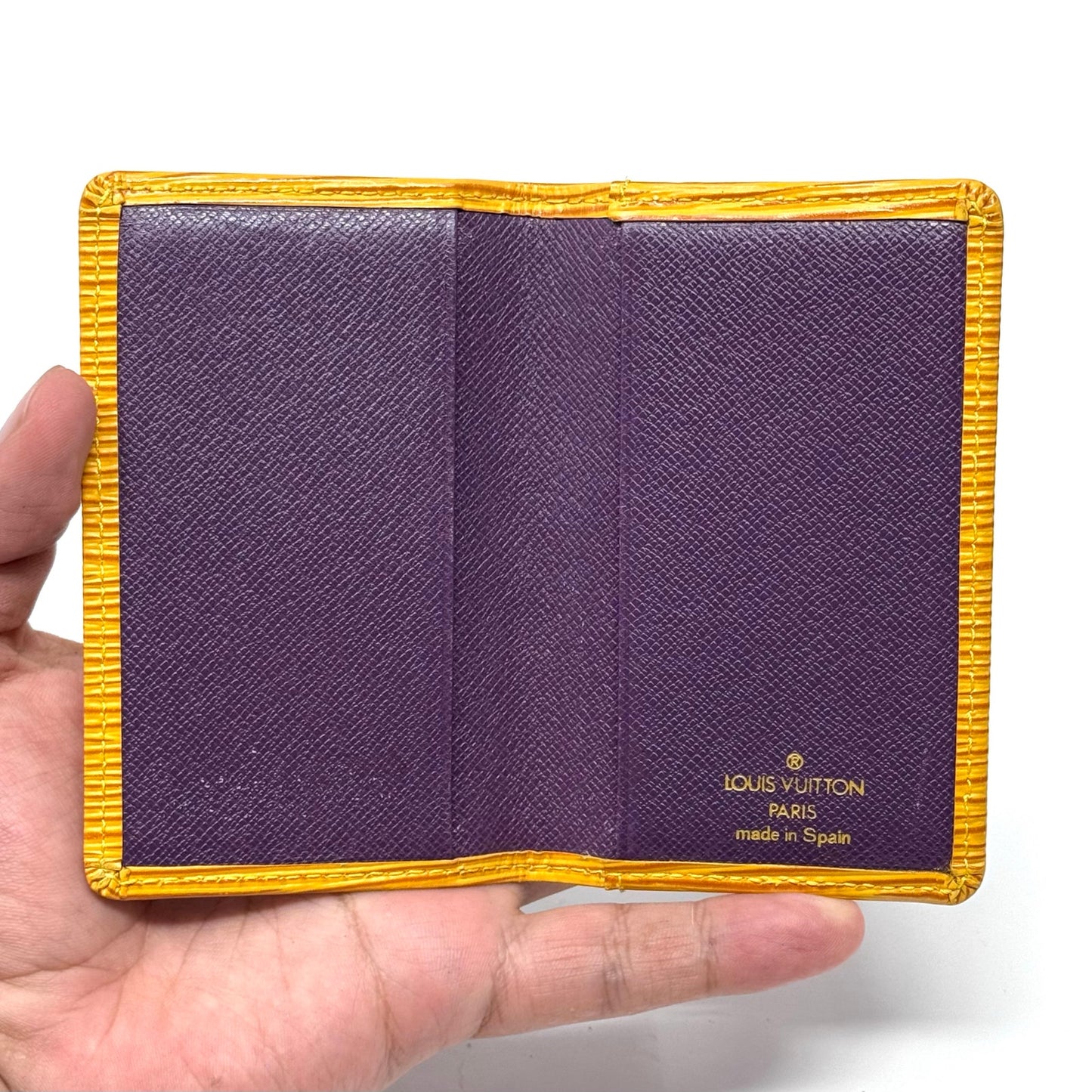 Louis Vuitton Yellow Bifold Wallet