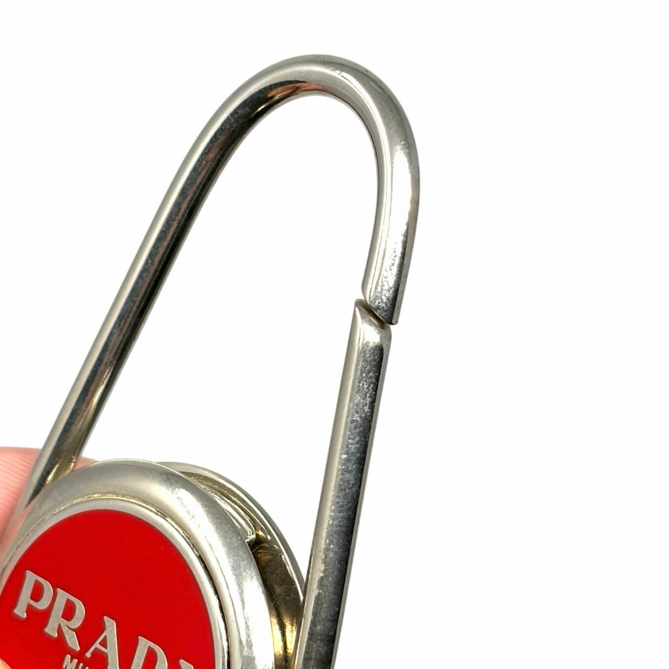 Prada Vintage Metal Keyring