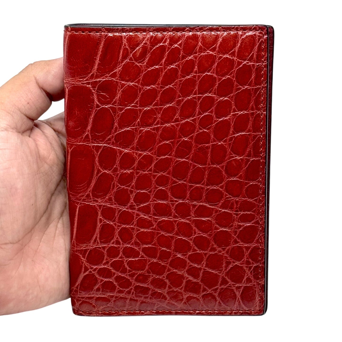 Gucci Crocodile Passport Case
