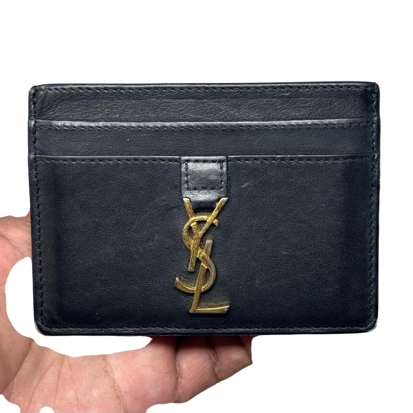 YSL Logo Cardholder Wallet
