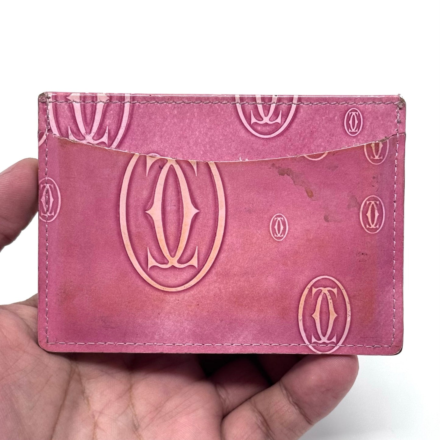 Cartier Pink Cardholder Wallet